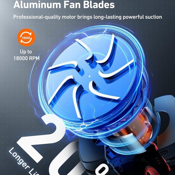 AstroAI Car Vacuum, Car Accessories, Portable Handheld Vacuum Cleaner with 12V D - Picture 11 of 11